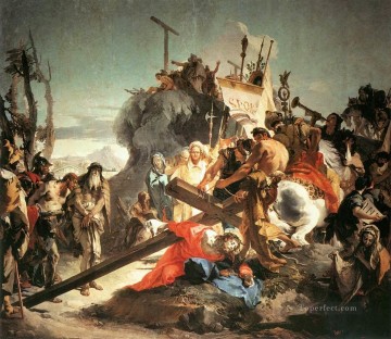 十字架を背負うキリスト ジョバンニ・バティスタ・ティエポロ Oil Paintings